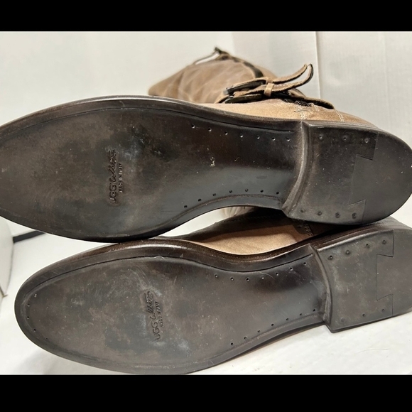 Brown Leather Knee-High Boots - Picture 4 of 10